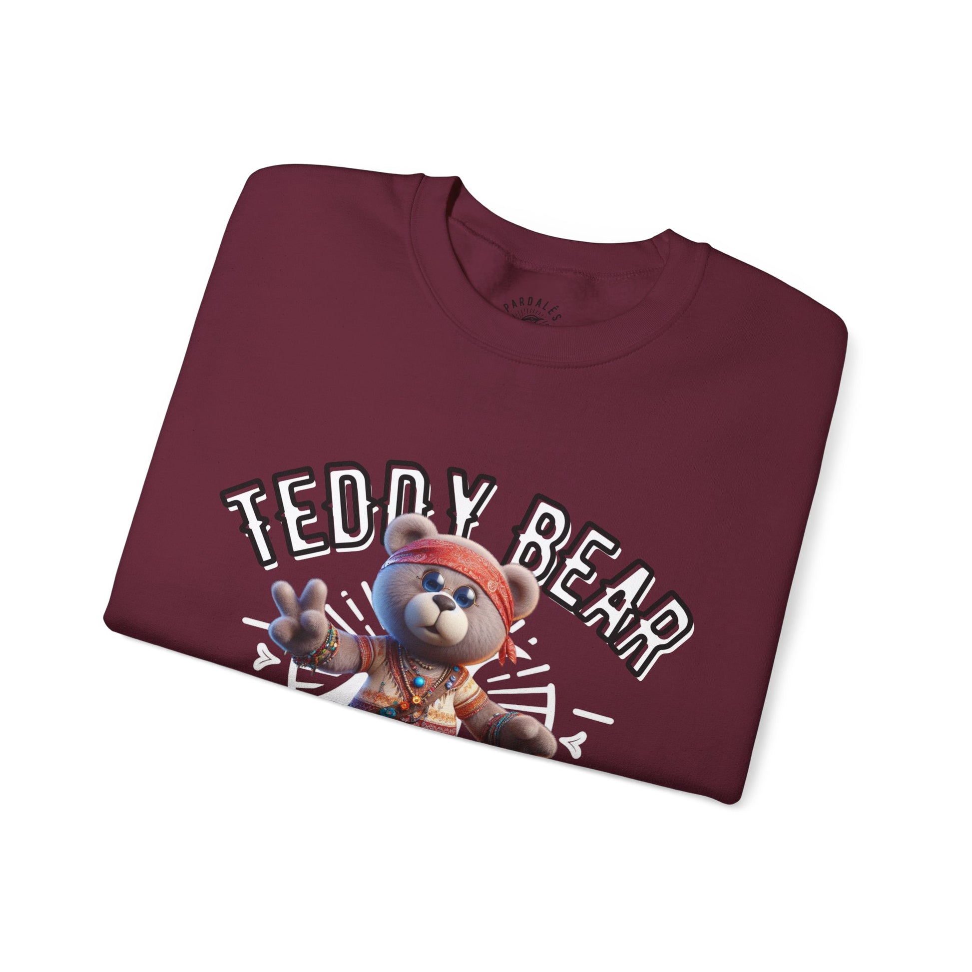 Unisex Sweatshirt - Teddy Hippie - Pardalês_Free Lifestyle