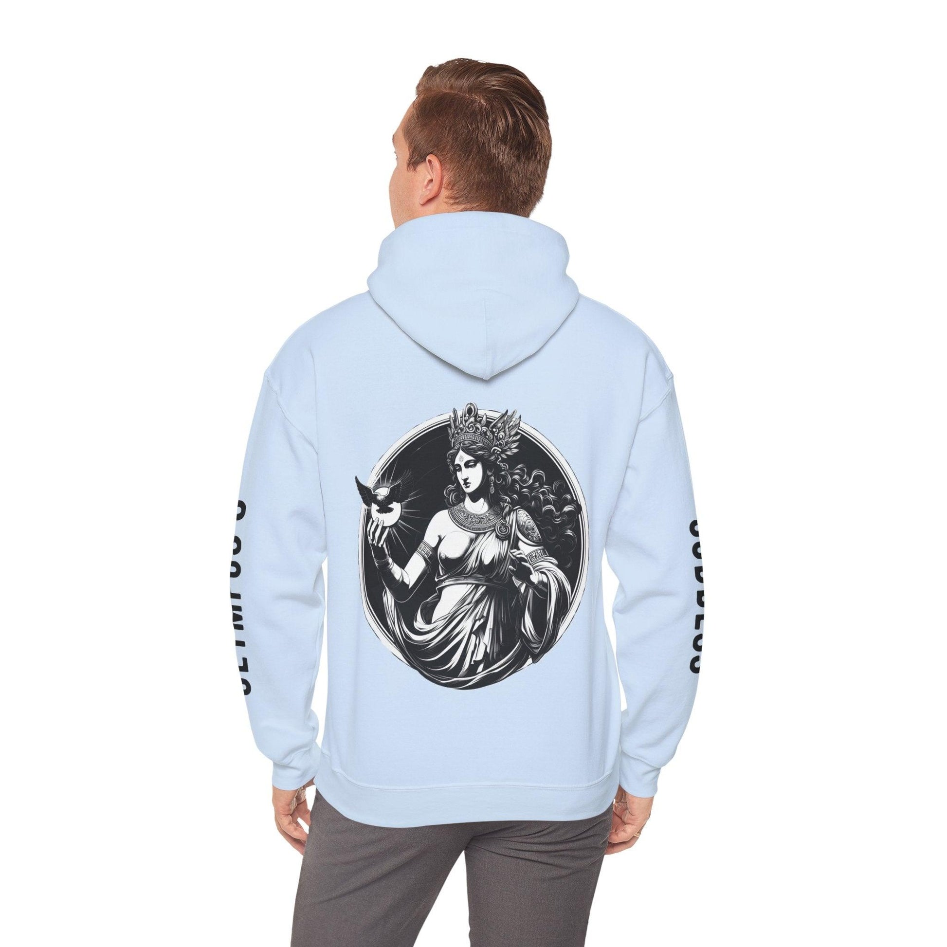 Unisex Hooded Sweatshirt - Olympus's Goddess Hera - Pardalês_Free Lifestyle