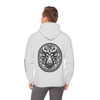 Unisex Hooded Sweatshirt - Chinese Zodiac Bull - Pardalês_Free Lifestyle