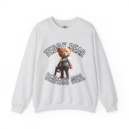 Unisex Sweatshirt - Teddy Badass Girl - Pardalês_Free Lifestyle