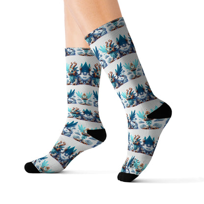 Elemental Socks - Dragon Air - Pardalês_Free Lifestyle