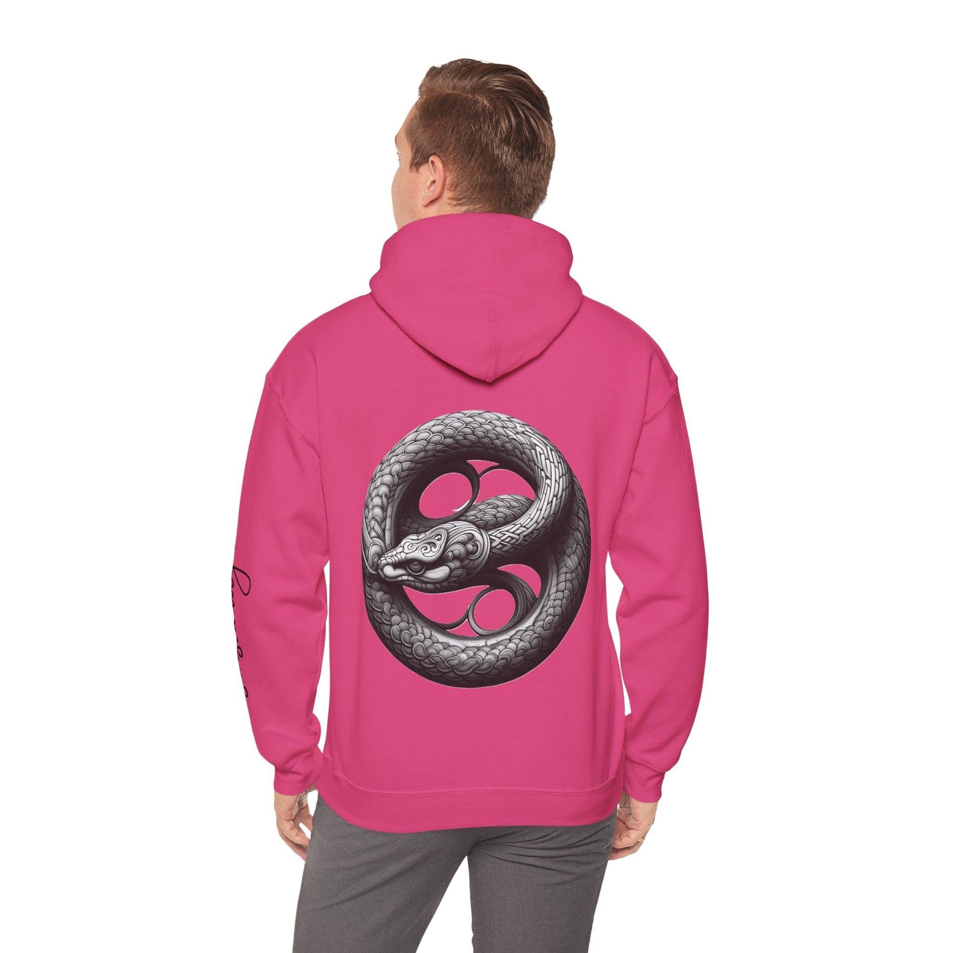 Unisex Hooded Sweatshirt - Chinese Zodiac Snake - Pardalês_Free Lifestyle