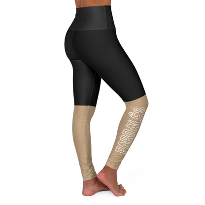 Leggings - Black & Beige