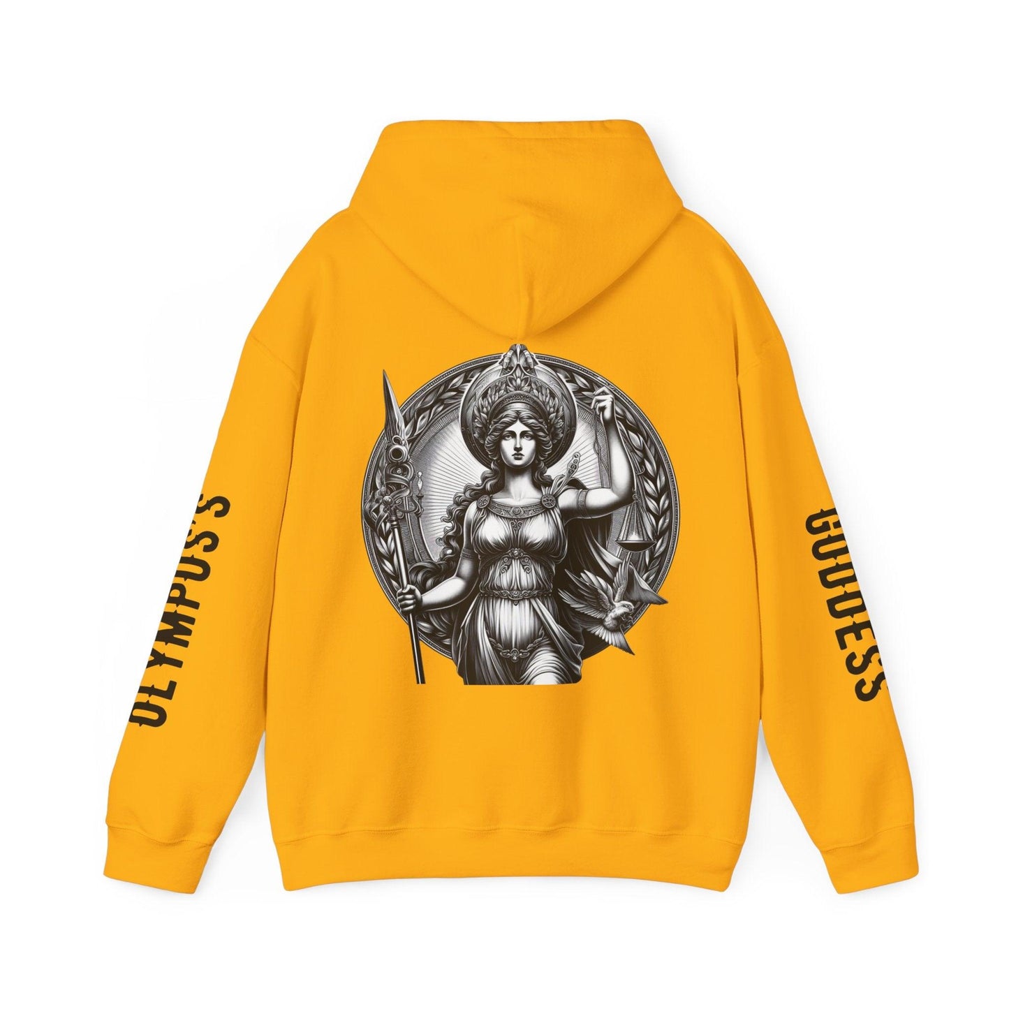 Unisex Hooded Sweatshirt - Olympus's Goddess Athena - Pardalês_Free Lifestyle