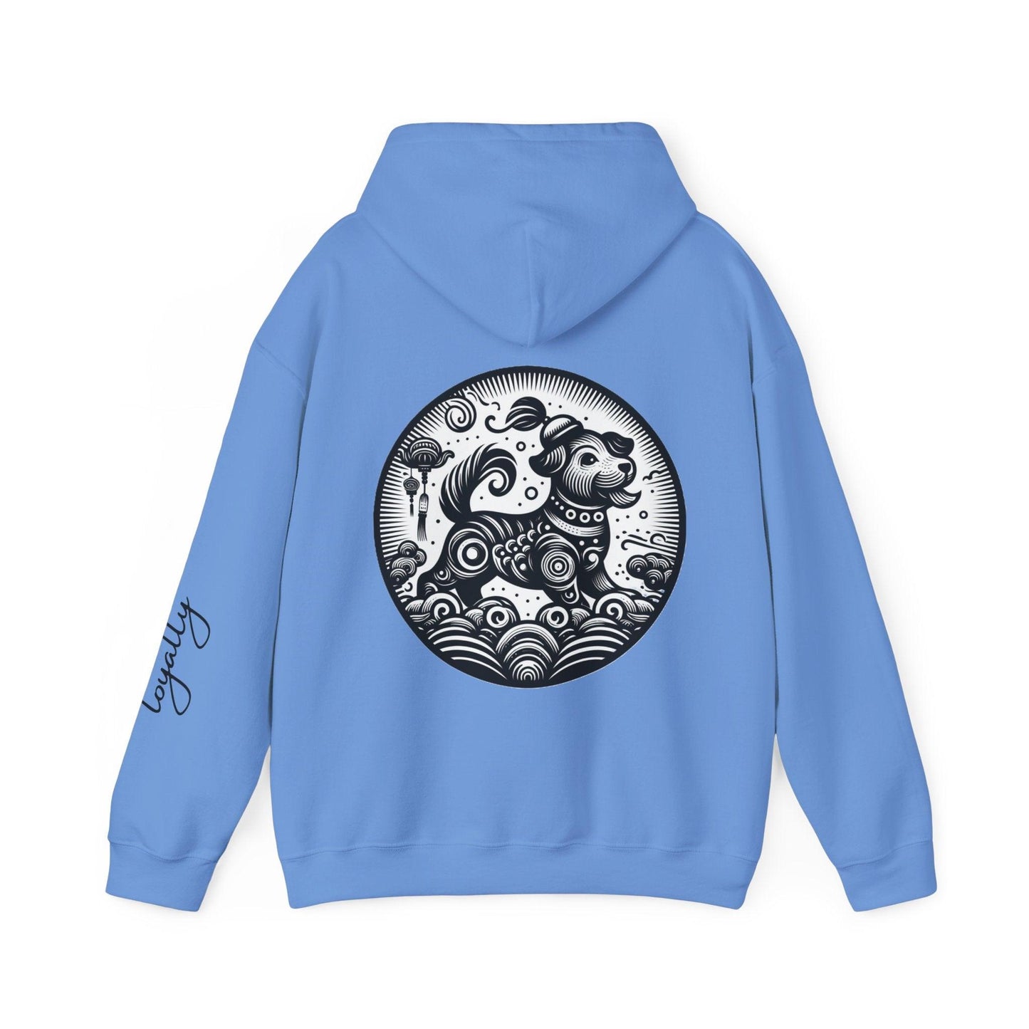 Unisex Hooded Sweatshirt - Chinese Zodiac Dog - Pardalês_Free Lifestyle