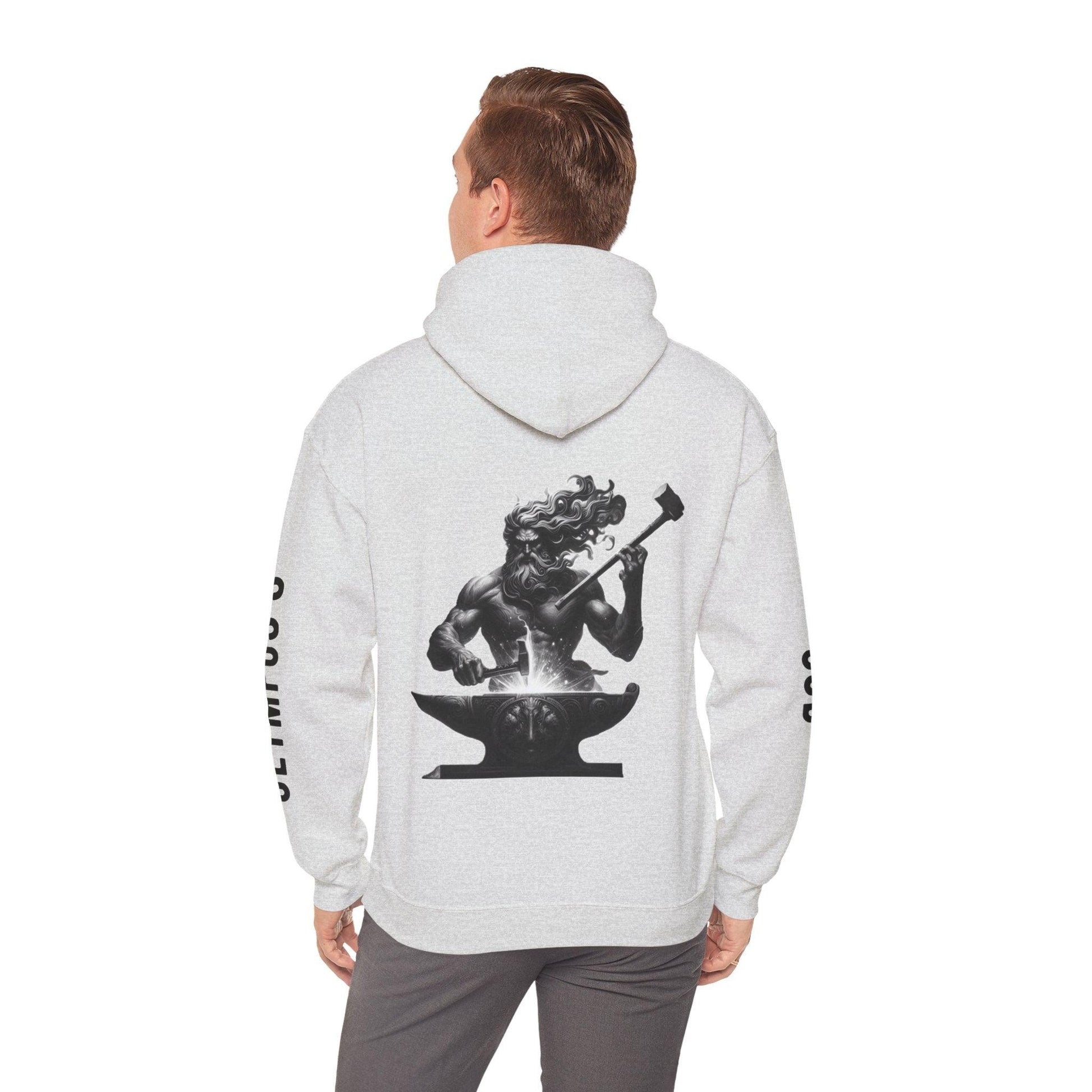 Unisex Hooded Sweatshirt - Olympus's God Hephaestus - Pardalês_Free Lifestyle