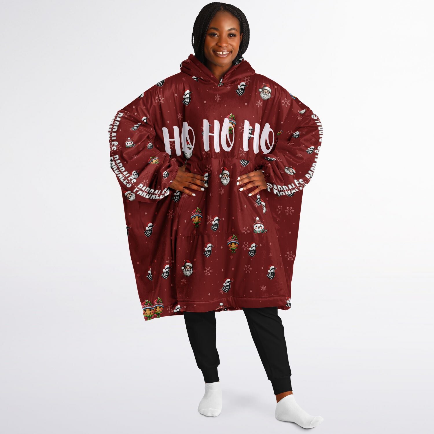 Snug Hoodie Unisex Christmas HO HO HO - Pardalês_Free Lifestyle