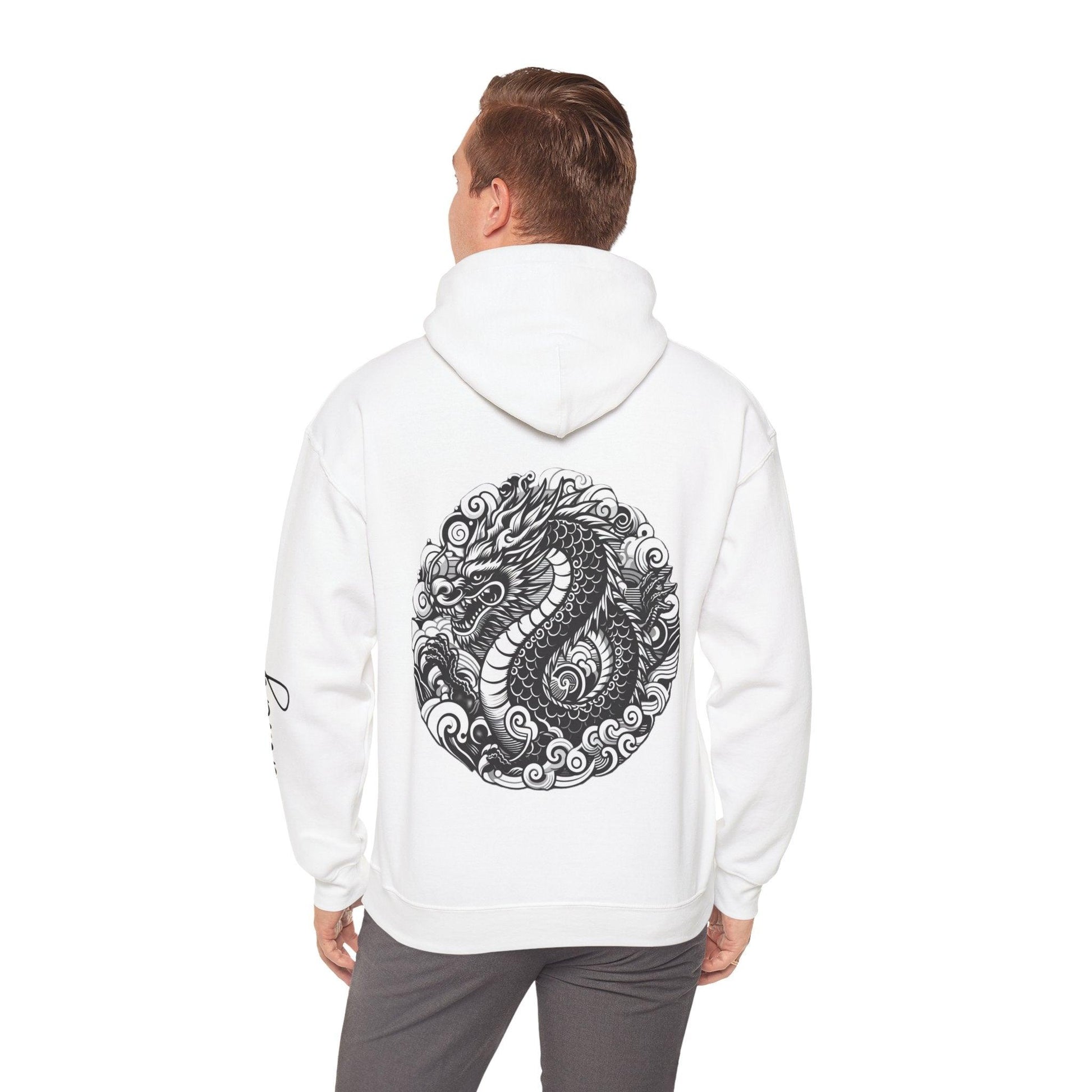 Unisex Hooded Sweatshirt - Chinese Zodiac Dragon - Pardalês_Free Lifestyle