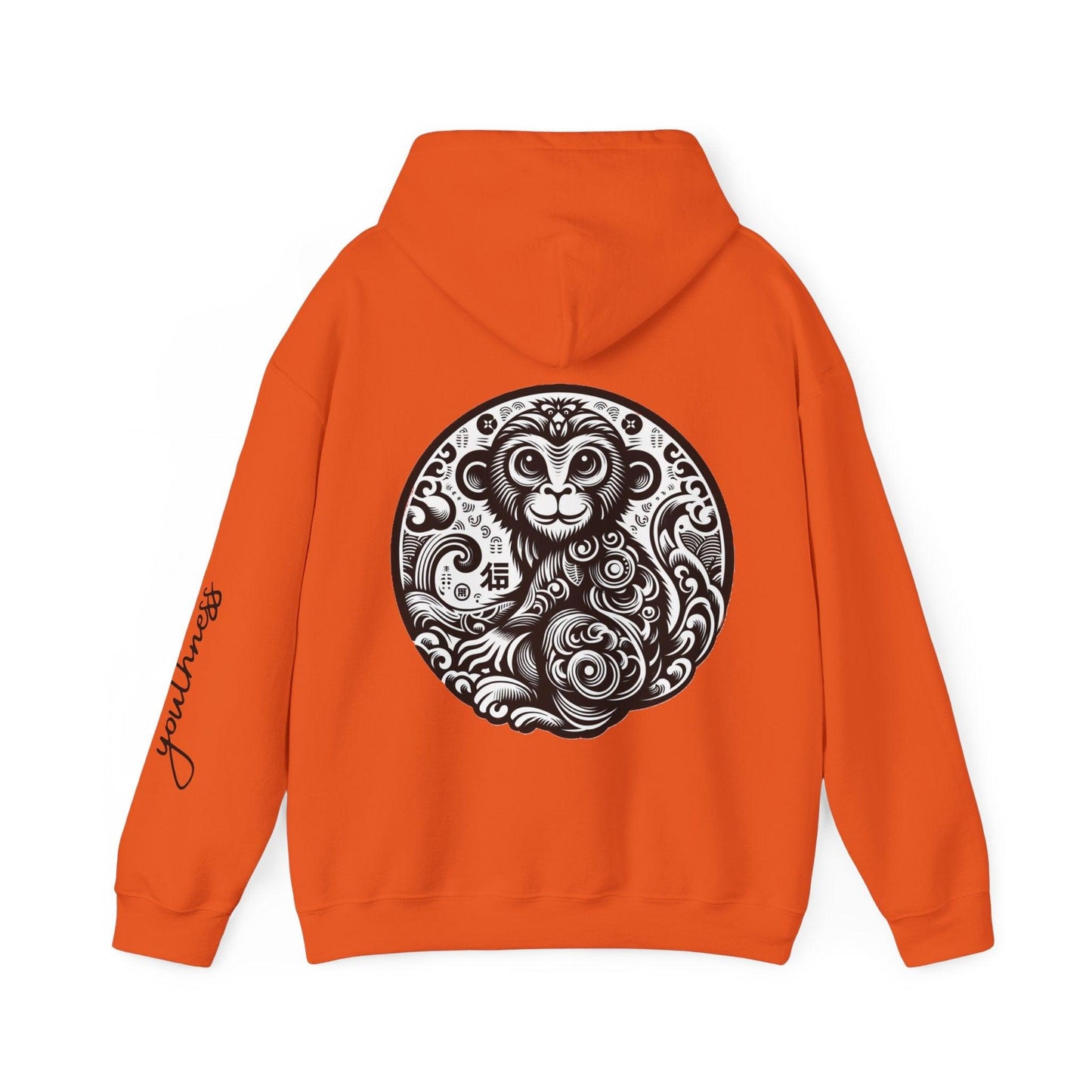 Unisex Hooded Sweatshirt - Chinese Zodiac Monkey - Pardalês_Free Lifestyle