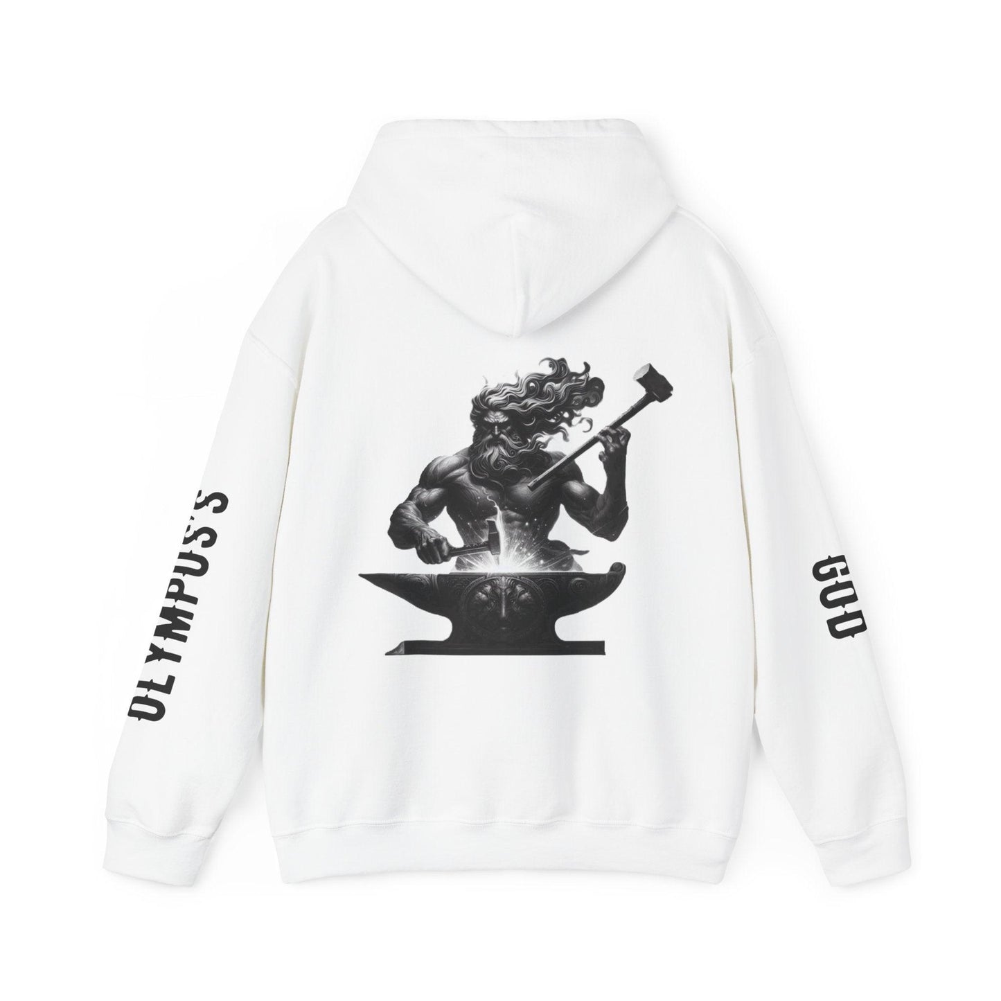 Unisex Hooded Sweatshirt - Olympus's God Hephaestus - Pardalês_Free Lifestyle