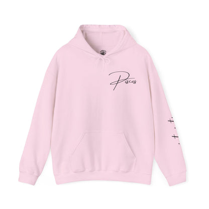 Unisex Hooded Sweatshirt - Pisces Sign - Pardalês_Free Lifestyle