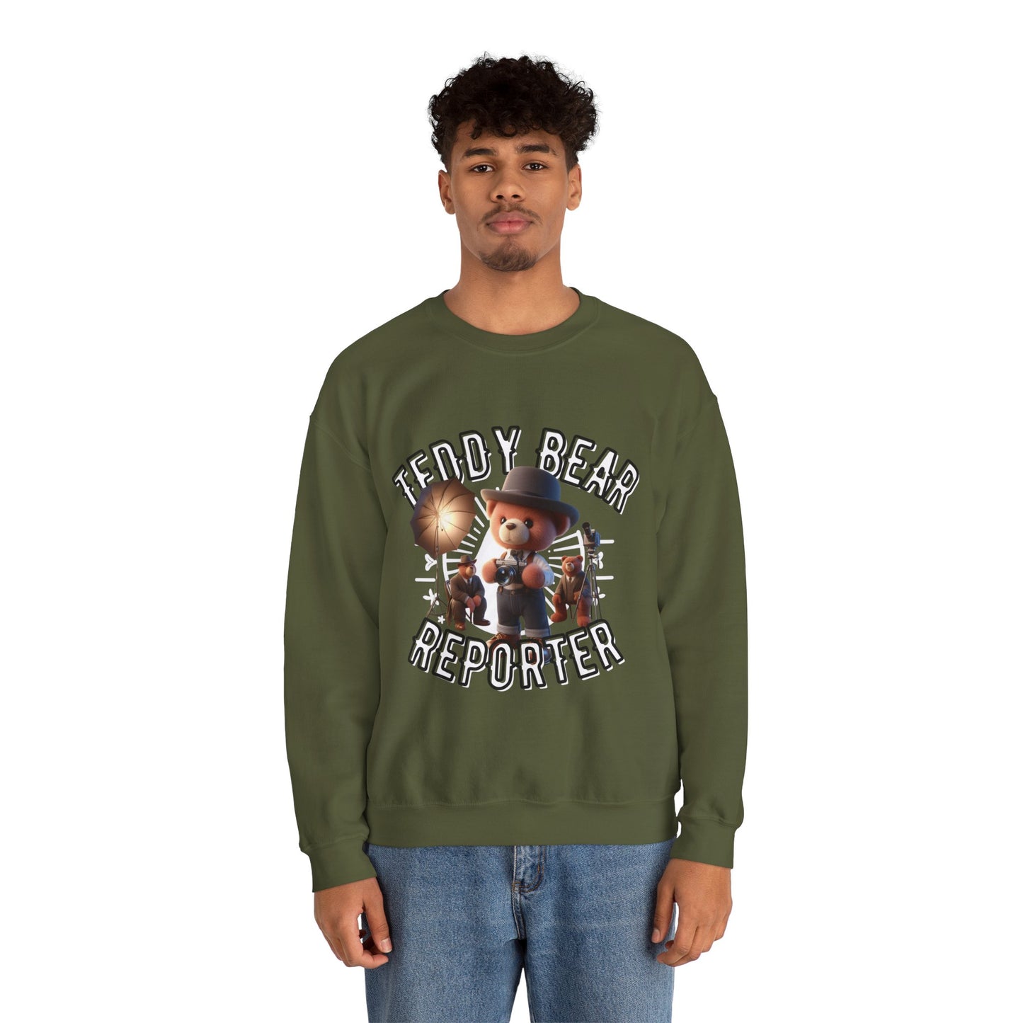 Unisex Sweatshirt - Teddy Reporter - Pardalês_Free Lifestyle