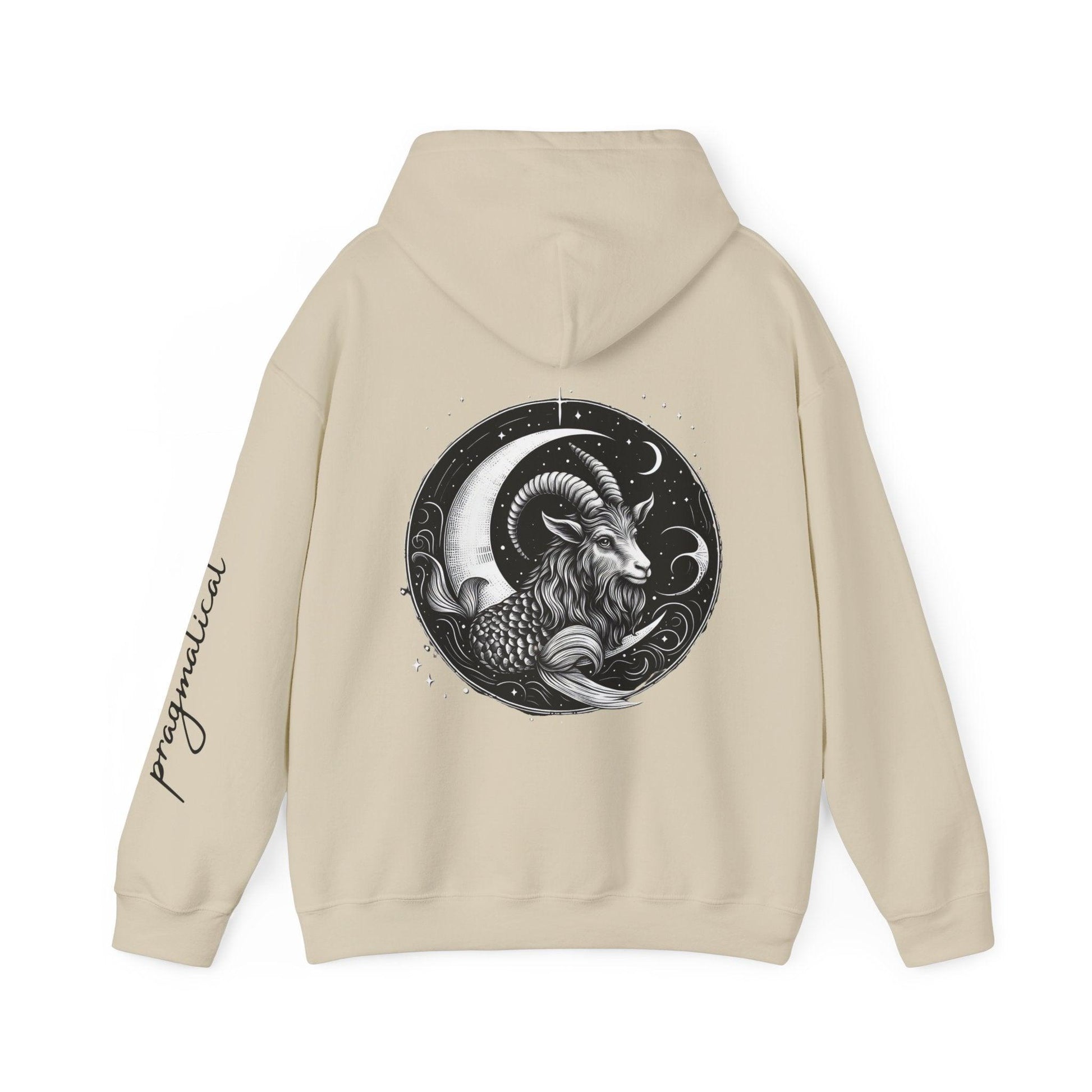 Unisex Hooded Sweatshirt - Capricorn Sign - Pardalês_Free Lifestyle