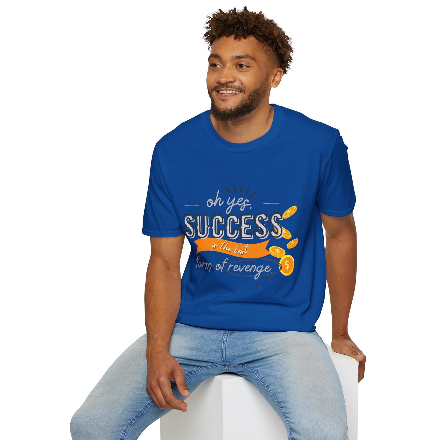 My Way to SUCCESS - Softstyle T-Shirt - Pardalês_Free Lifestyle