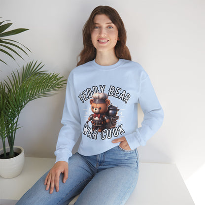 Unisex Sweatshirt - Teddy War Cook - Pardalês_Free Lifestyle