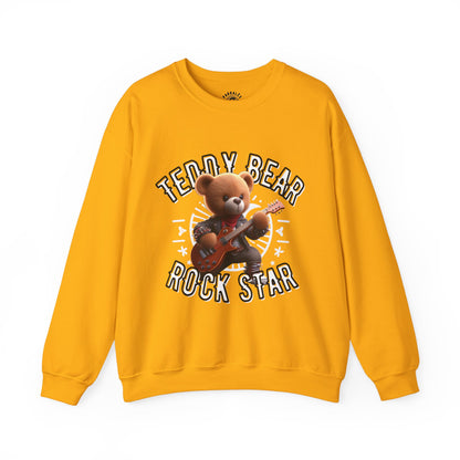 Unisex Sweatshirt - Teddy Rock Star - Pardalês_Free Lifestyle