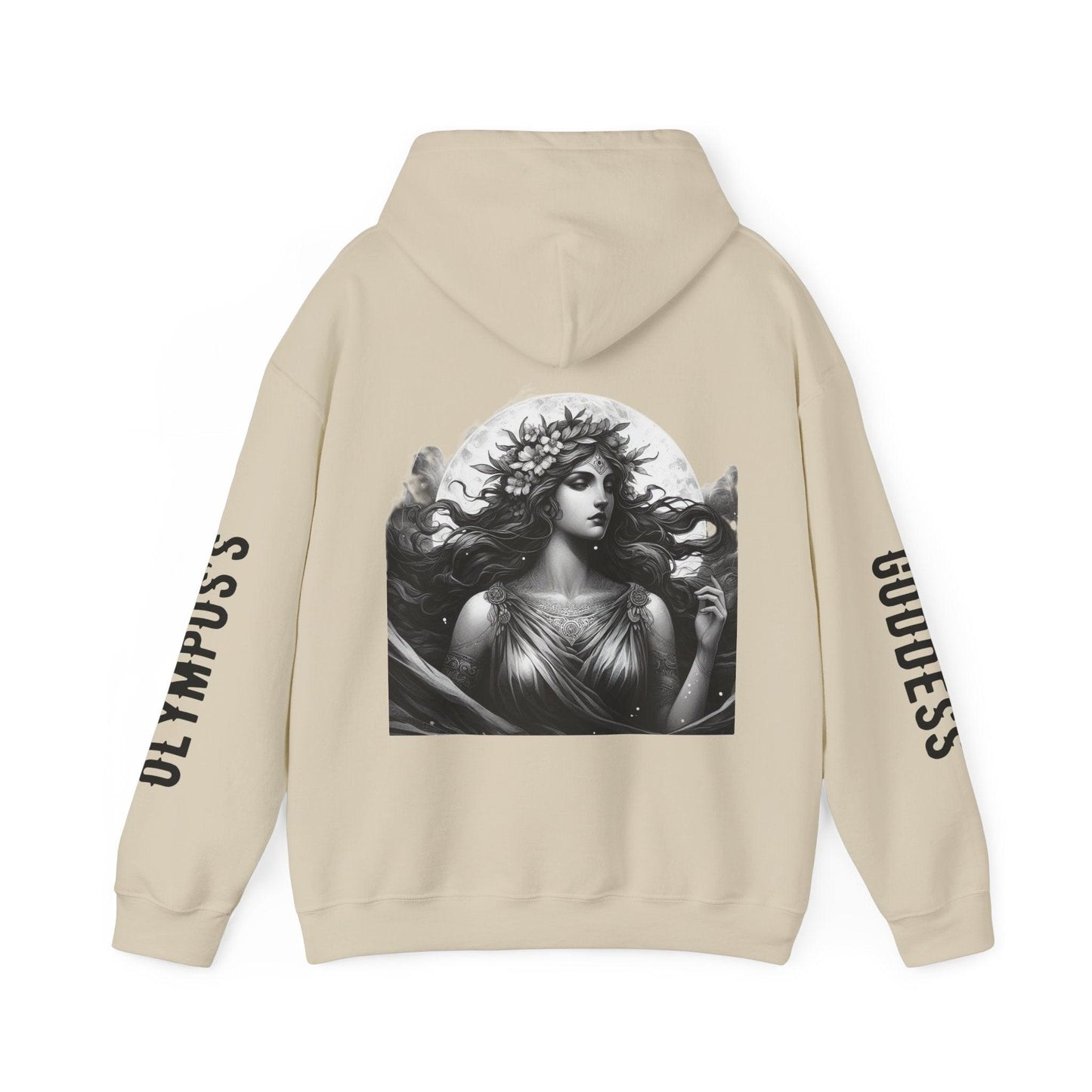 Unisex Hooded Sweatshirt - Olympus's Goddess Demeter - Pardalês_Free Lifestyle