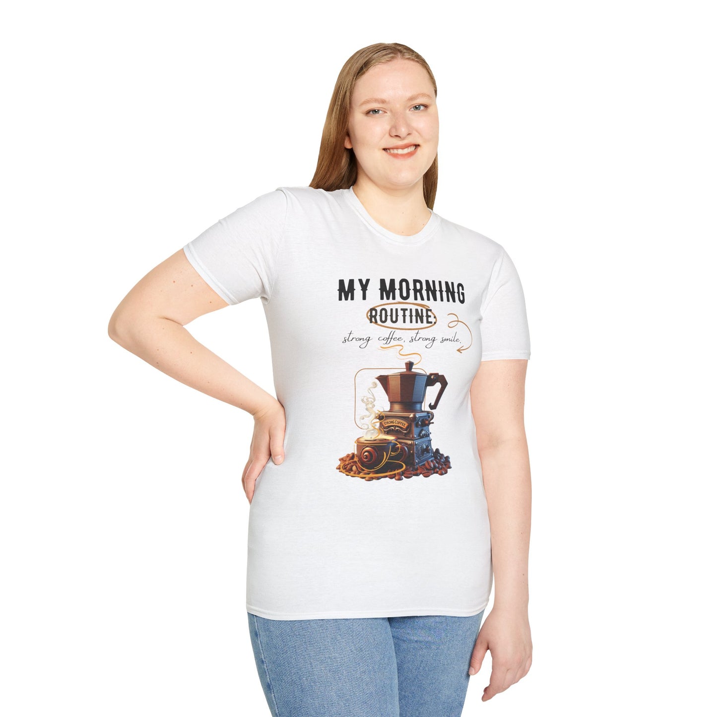 My Way to MORNING - Softstyle T-Shirt - Pardalês_Free Lifestyle