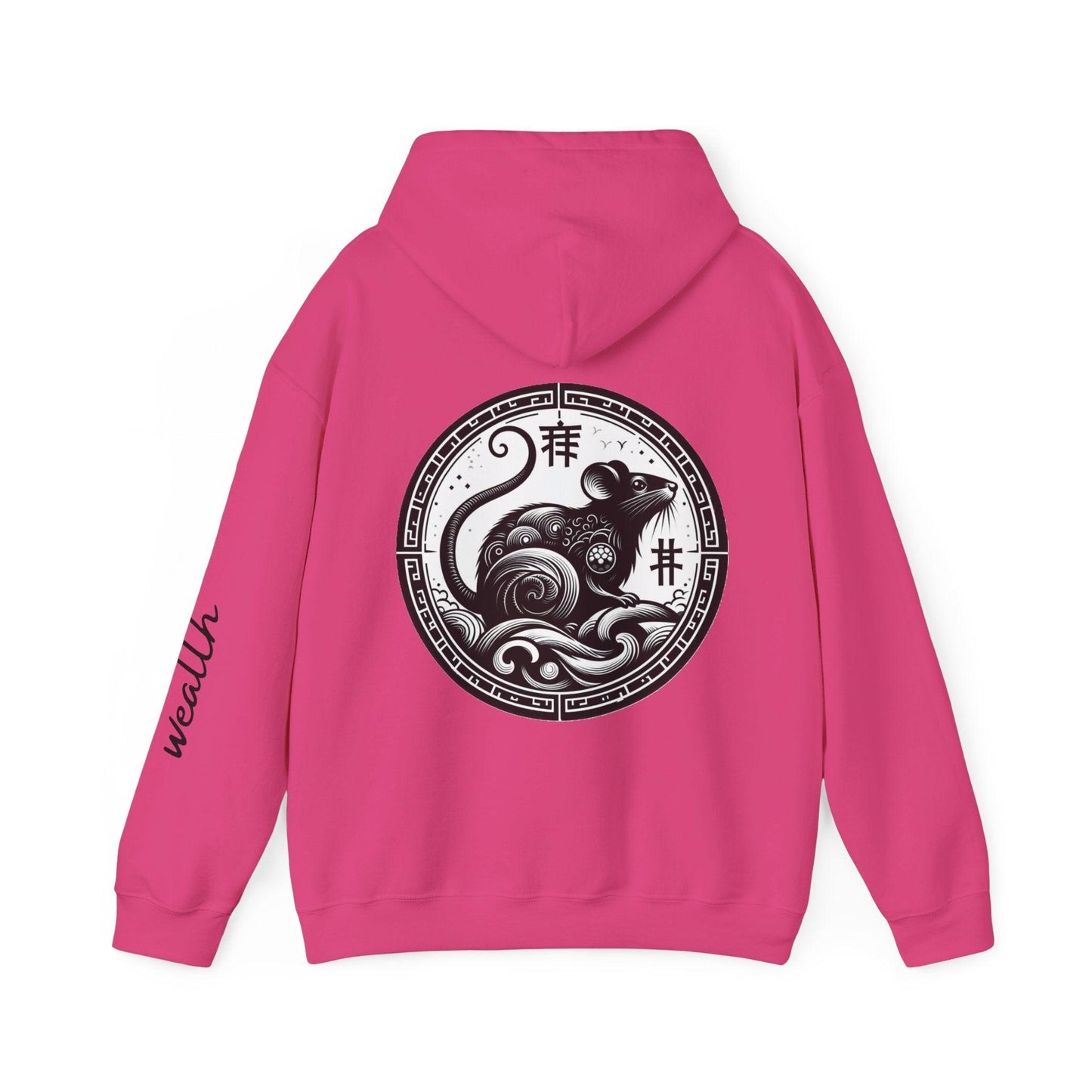 Unisex Hooded Sweatshirt - Chinese Zodiac Rat - Pardalês_Free Lifestyle