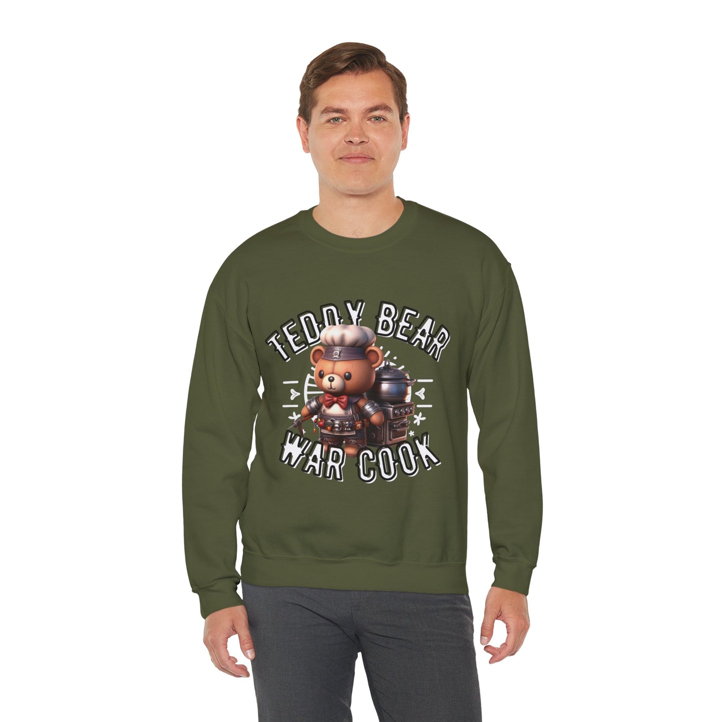 Unisex Sweatshirt - Teddy War Cook - Pardalês_Free Lifestyle