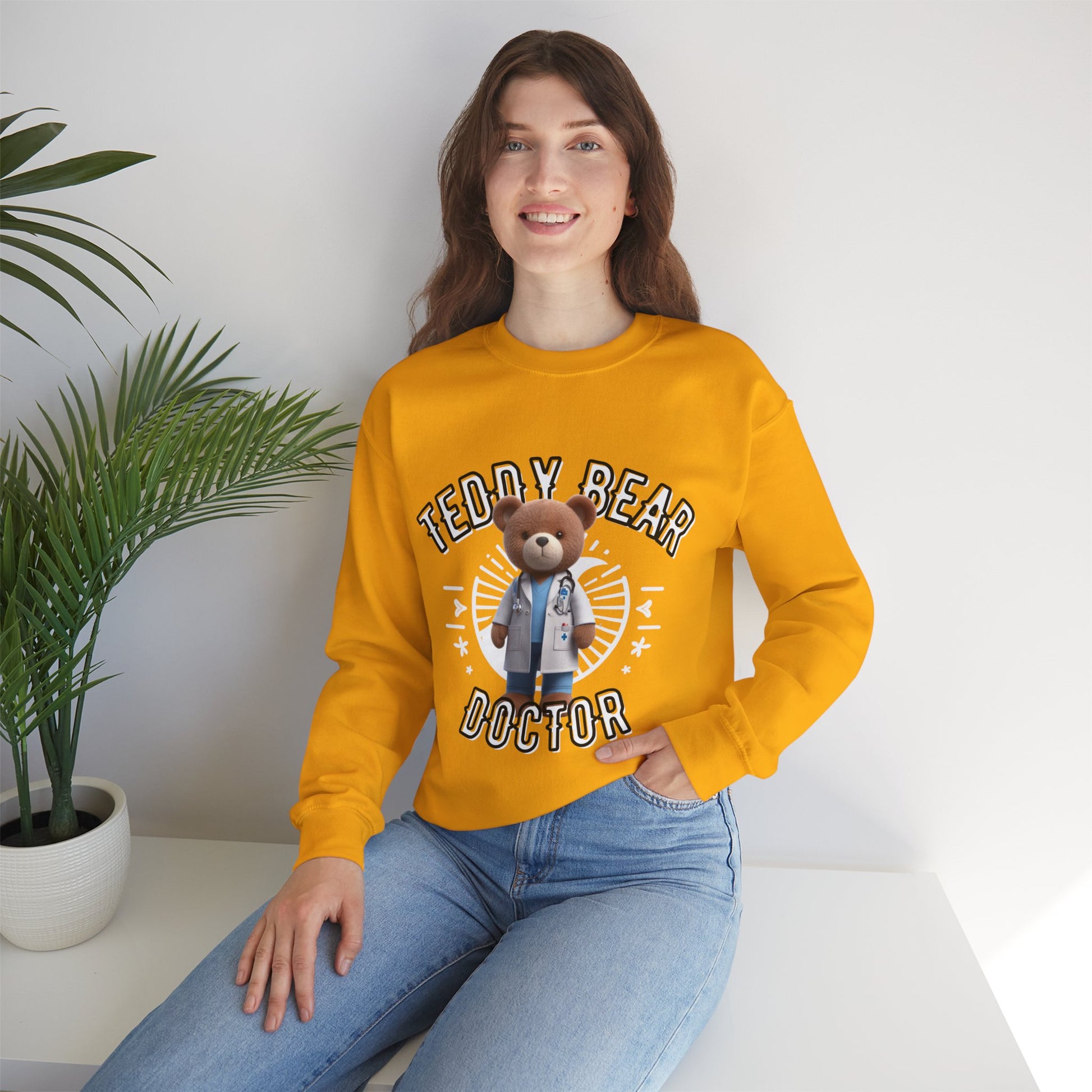 Unisex Sweatshirt - Teddy Doctor - Pardalês_Free Lifestyle