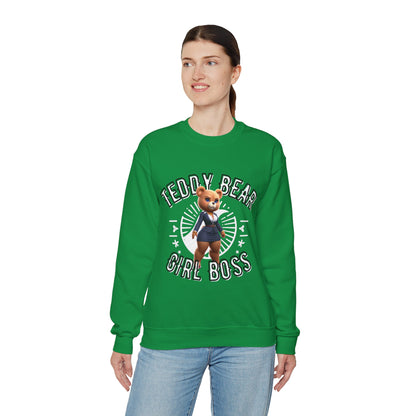 Unisex Sweatshirt - Teddy Girl Boss - Pardalês_Free Lifestyle