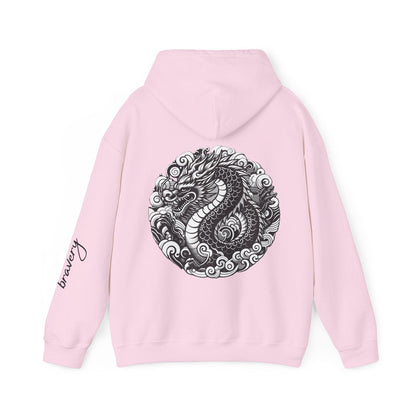 Unisex Hooded Sweatshirt - Chinese Zodiac Dragon - Pardalês_Free Lifestyle