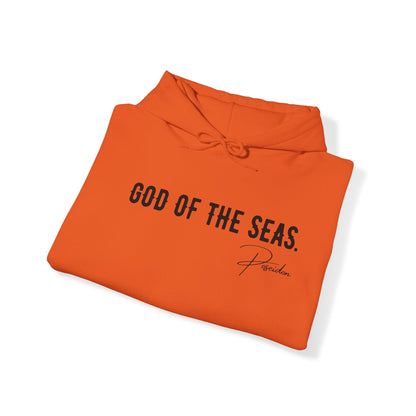 Unisex Hooded Sweatshirt - Olympus's God Poseidon - Pardalês_Free Lifestyle