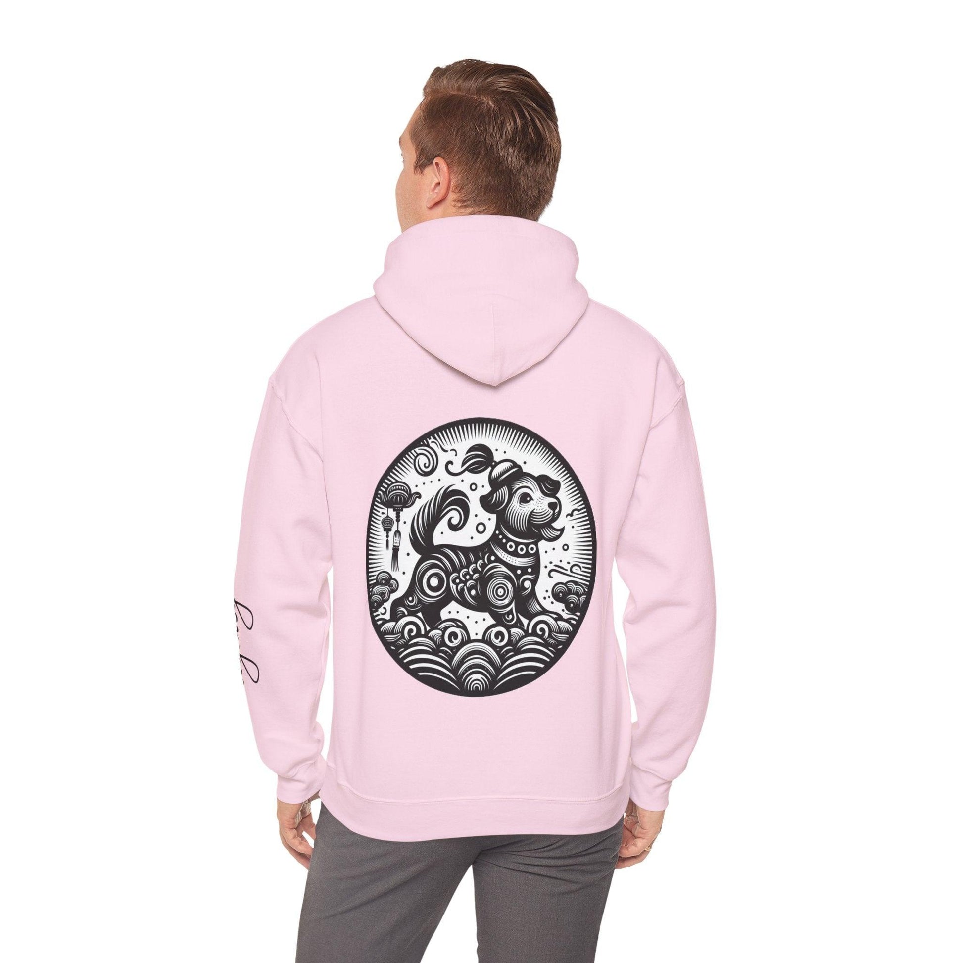 Unisex Hooded Sweatshirt - Chinese Zodiac Dog - Pardalês_Free Lifestyle