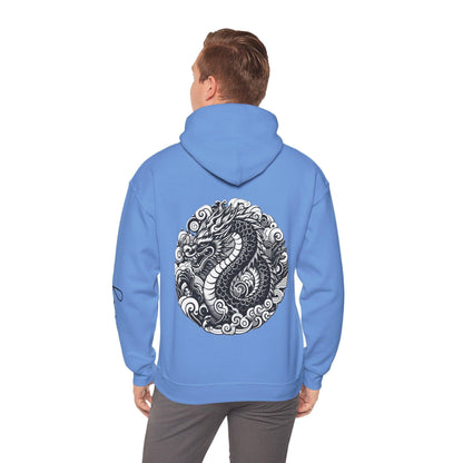 Unisex Hooded Sweatshirt - Chinese Zodiac Dragon - Pardalês_Free Lifestyle