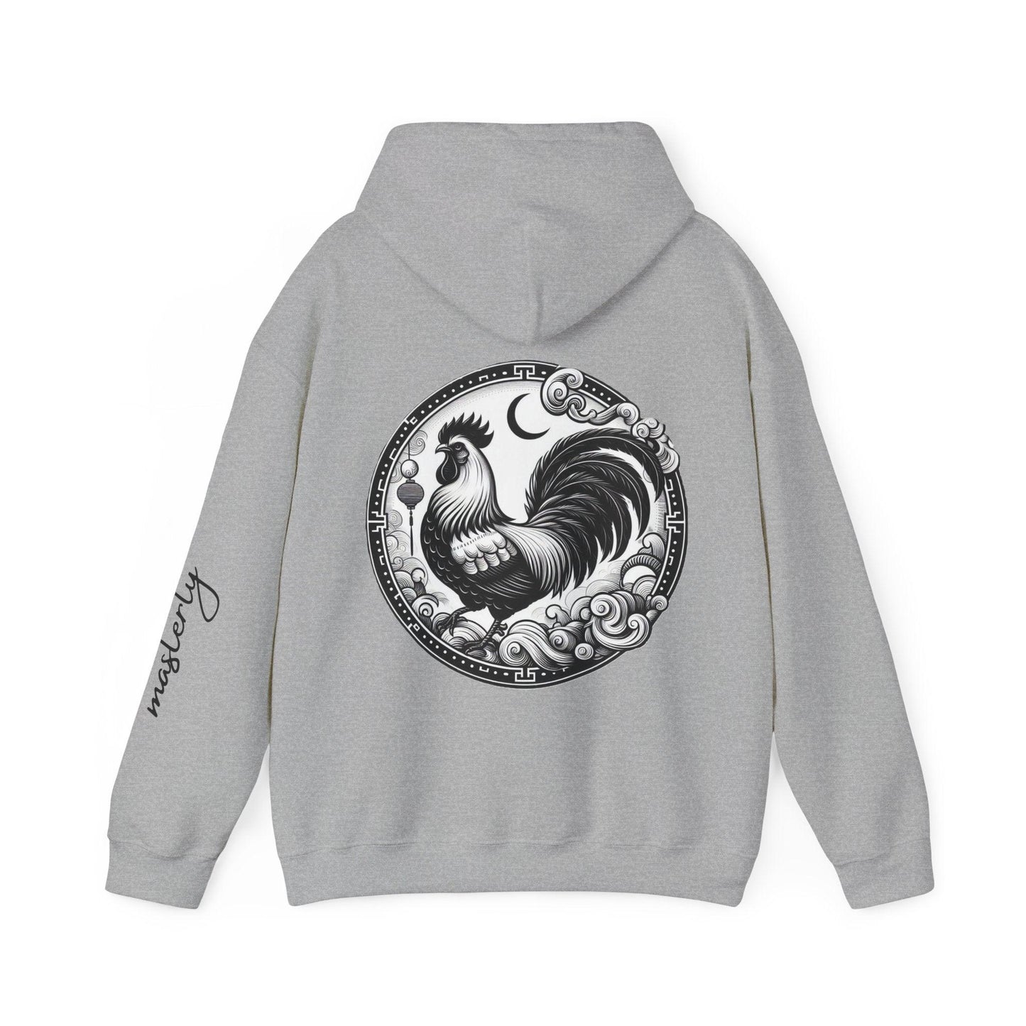 Unisex Hooded Sweatshirt - Chinese Zodiac Rooster - Pardalês_Free Lifestyle