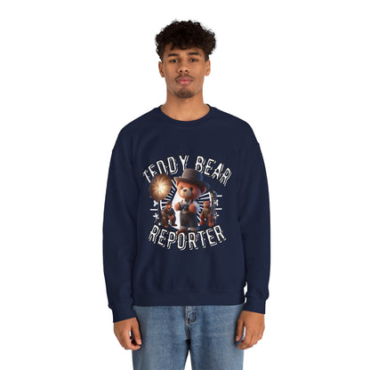 Unisex Sweatshirt - Teddy Reporter - Pardalês_Free Lifestyle