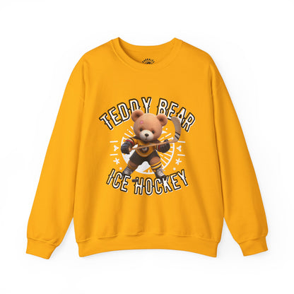 Unisex Sweatshirt - Teddy Ice Hockey - Pardalês_Free Lifestyle