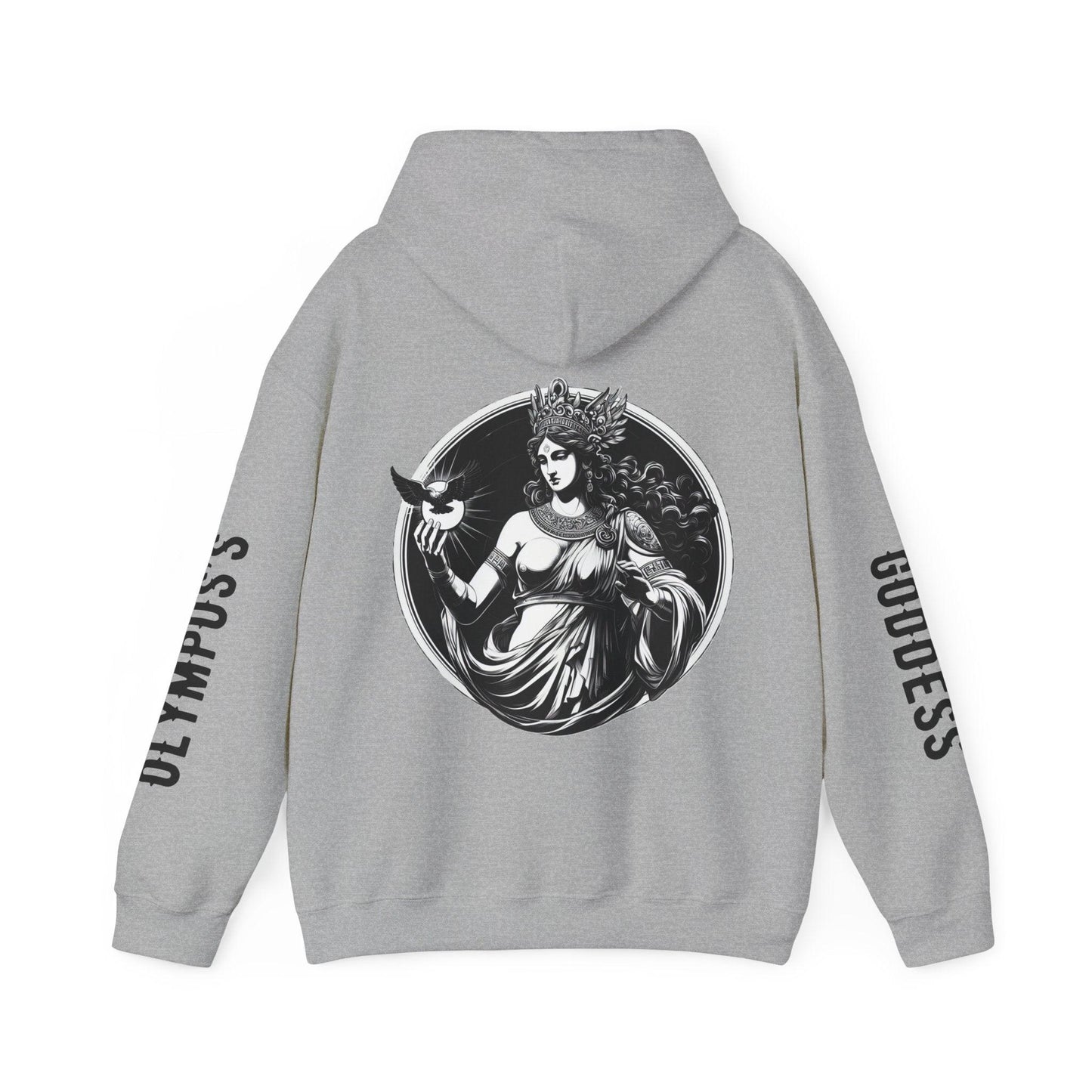 Unisex Hooded Sweatshirt - Olympus's Goddess Hera - Pardalês_Free Lifestyle