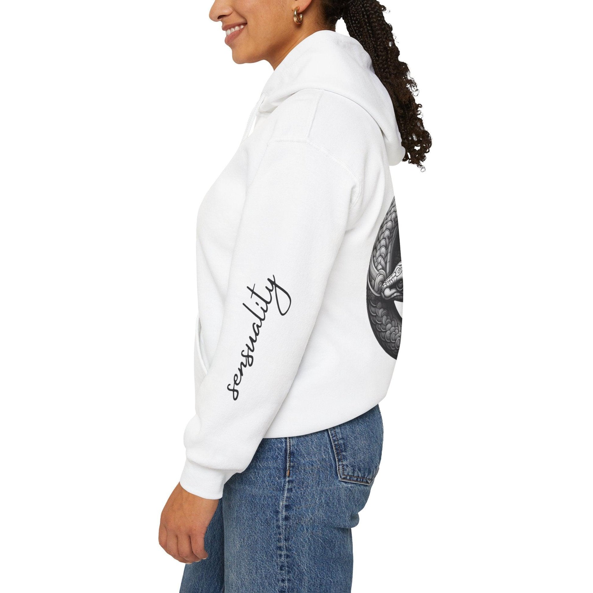 Unisex Hooded Sweatshirt - Chinese Zodiac Snake - Pardalês_Free Lifestyle