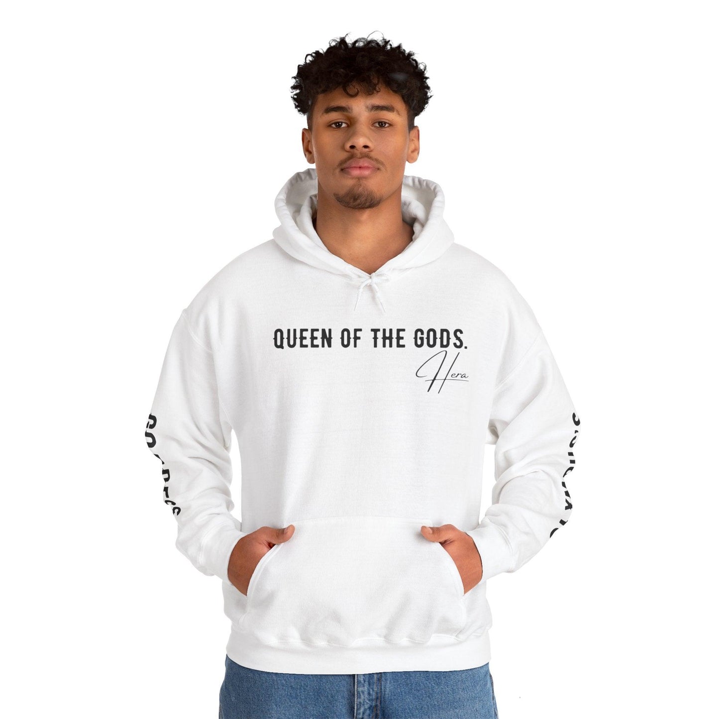 Unisex Hooded Sweatshirt - Olympus's Goddess Hera - Pardalês_Free Lifestyle