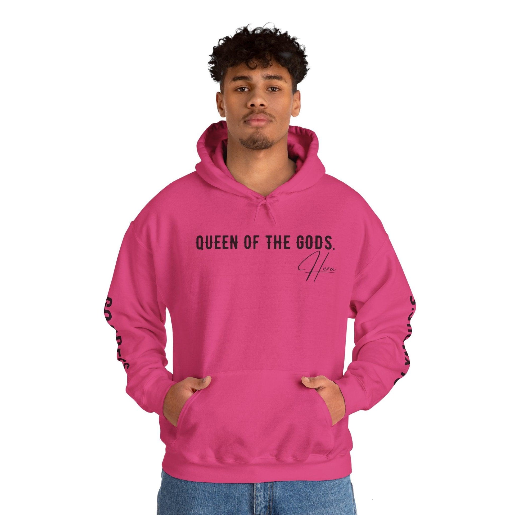 Unisex Hooded Sweatshirt - Olympus's Goddess Hera - Pardalês_Free Lifestyle