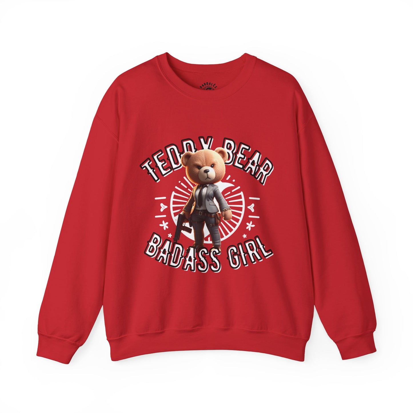 Unisex Sweatshirt - Teddy Badass Girl - Pardalês_Free Lifestyle