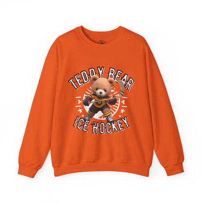 Unisex Sweatshirt - Teddy Ice Hockey - Pardalês_Free Lifestyle