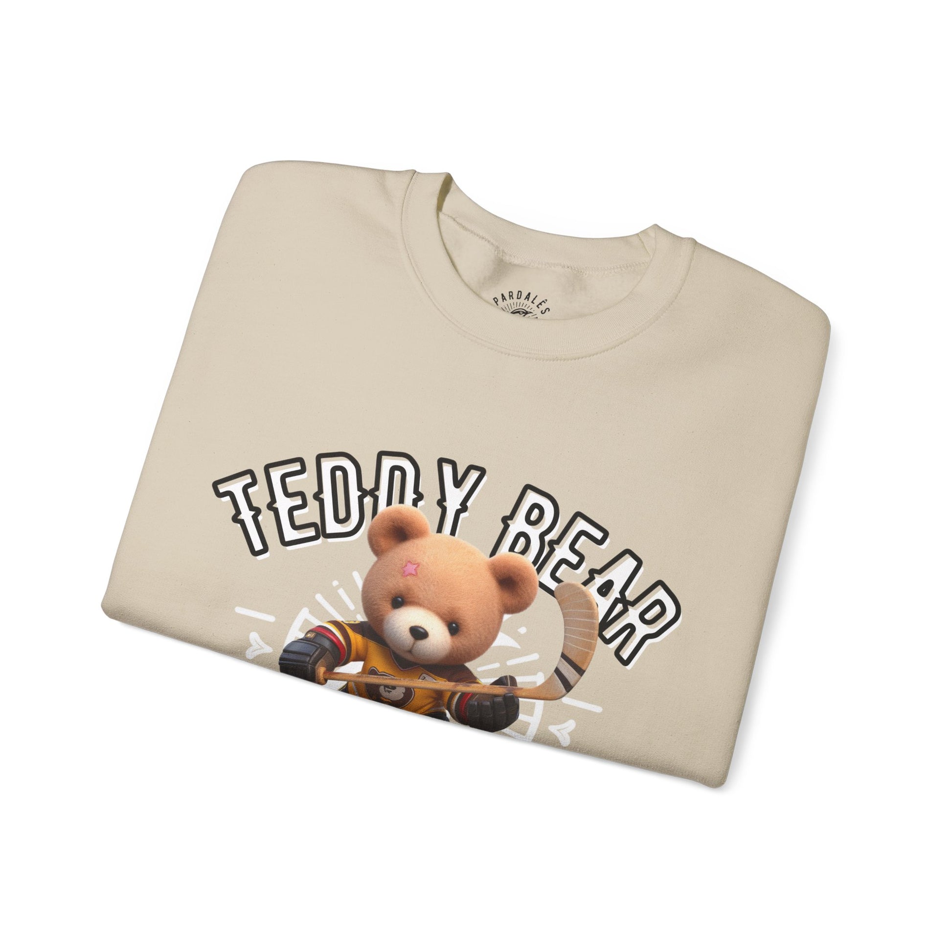 Unisex Sweatshirt - Teddy Ice Hockey - Pardalês_Free Lifestyle