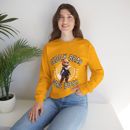 Unisex Sweatshirt - Teddy Girl Boss - Pardalês_Free Lifestyle