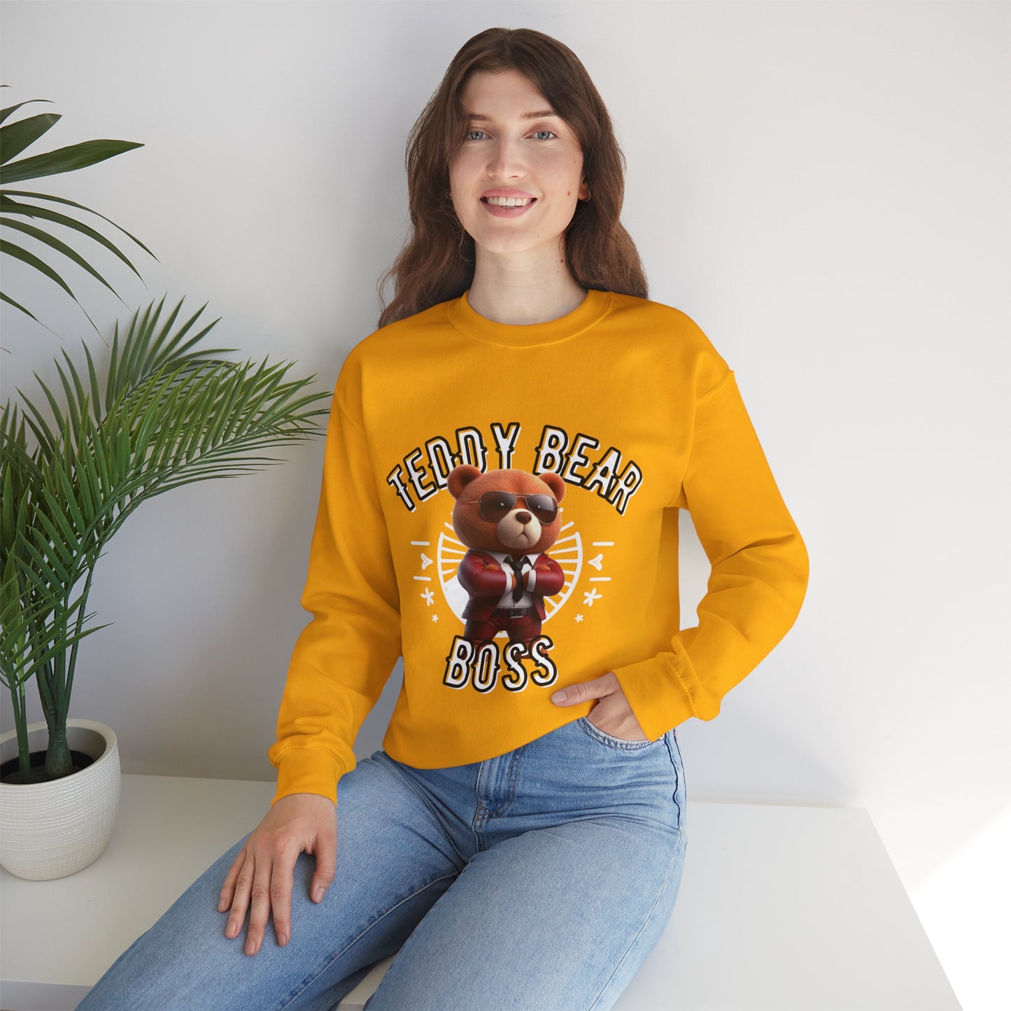 Unisex Sweatshirt - Teddy Boss - Pardalês_Free Lifestyle