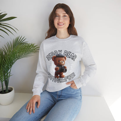 Unisex Sweatshirt - Teddy Photographer - Pardalês_Free Lifestyle