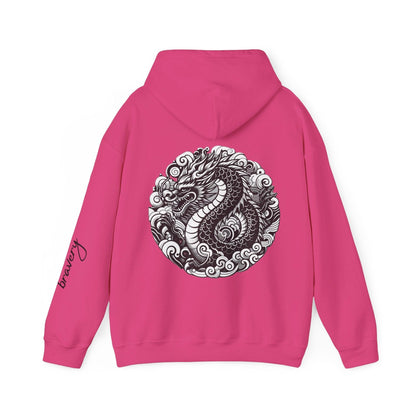 Unisex Hooded Sweatshirt - Chinese Zodiac Dragon - Pardalês_Free Lifestyle