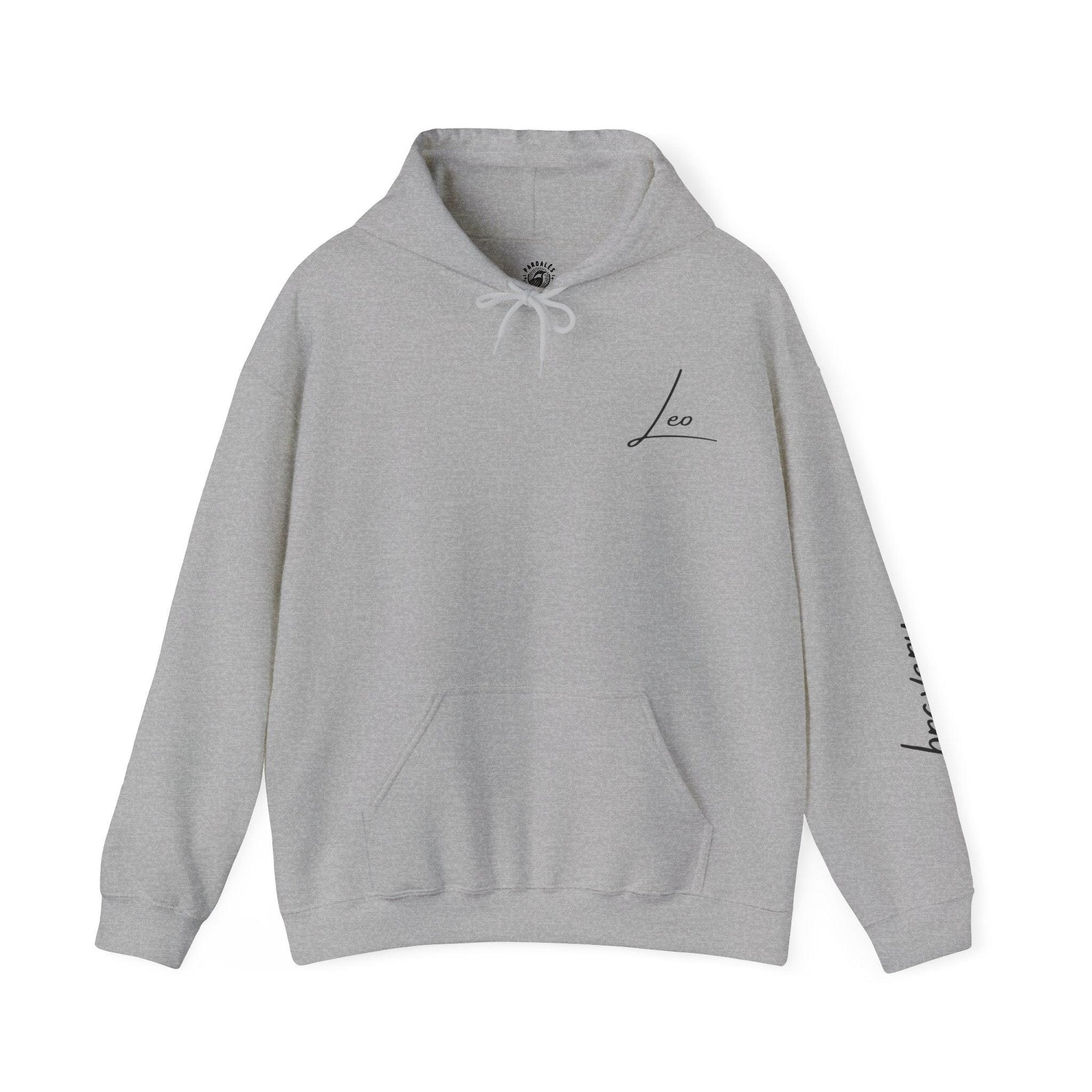 Unisex Hooded Sweatshirt - Leo Sign - Pardalês_Free Lifestyle