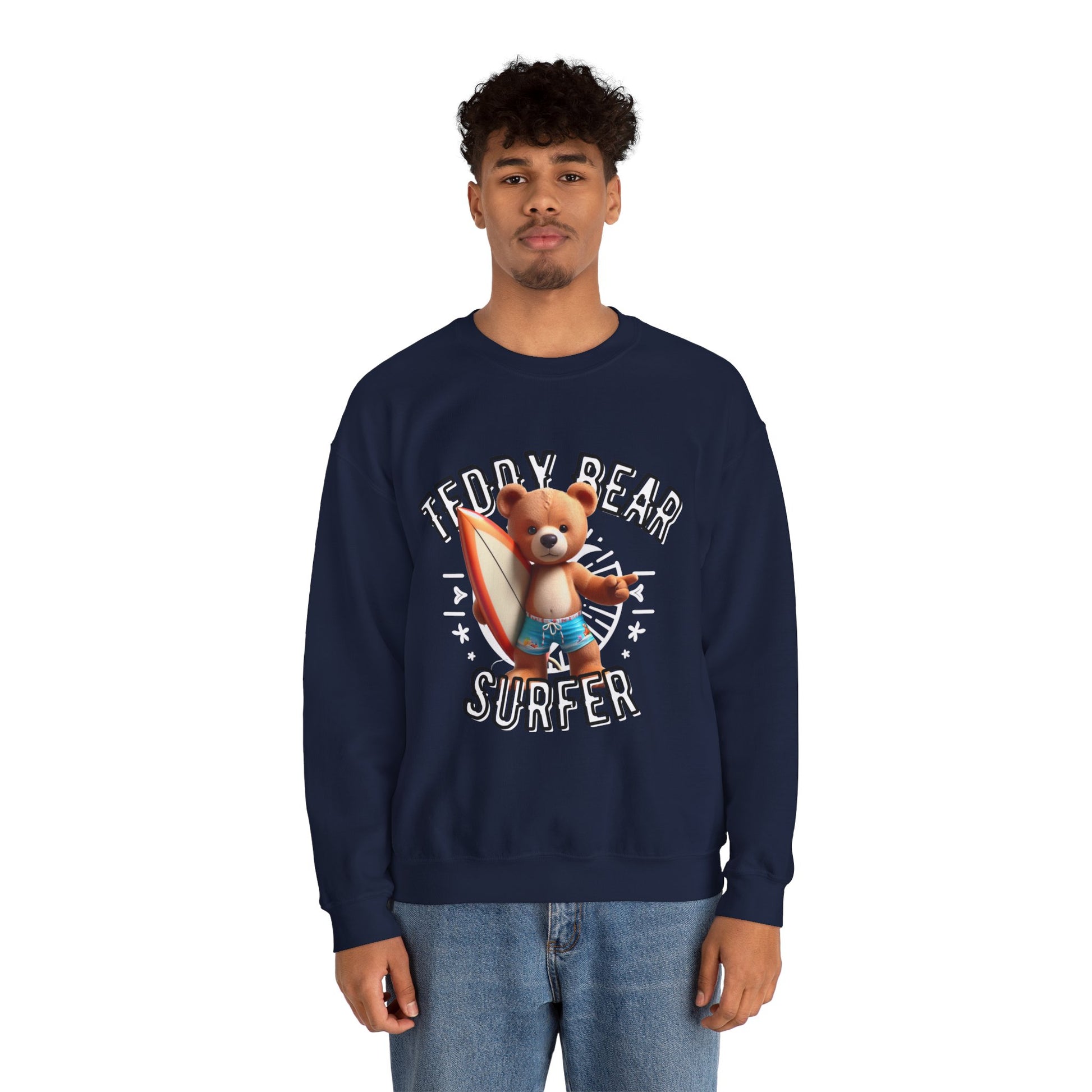 Unisex Sweatshirt - Teddy Surfer - Pardalês_Free Lifestyle