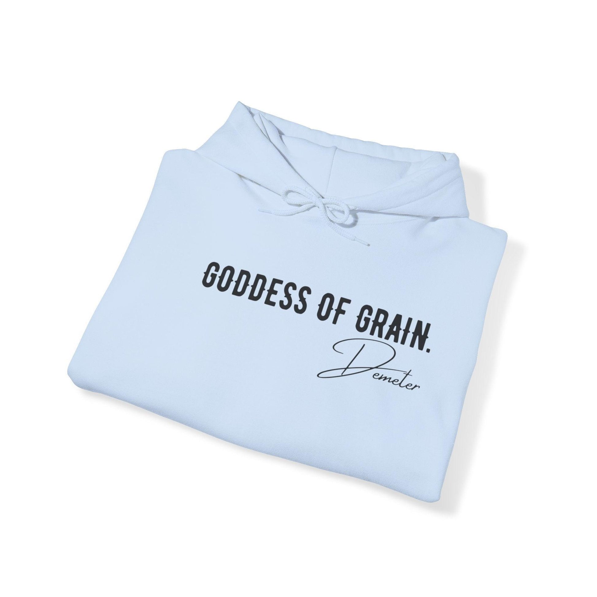 Unisex Hooded Sweatshirt - Olympus's Goddess Demeter - Pardalês_Free Lifestyle