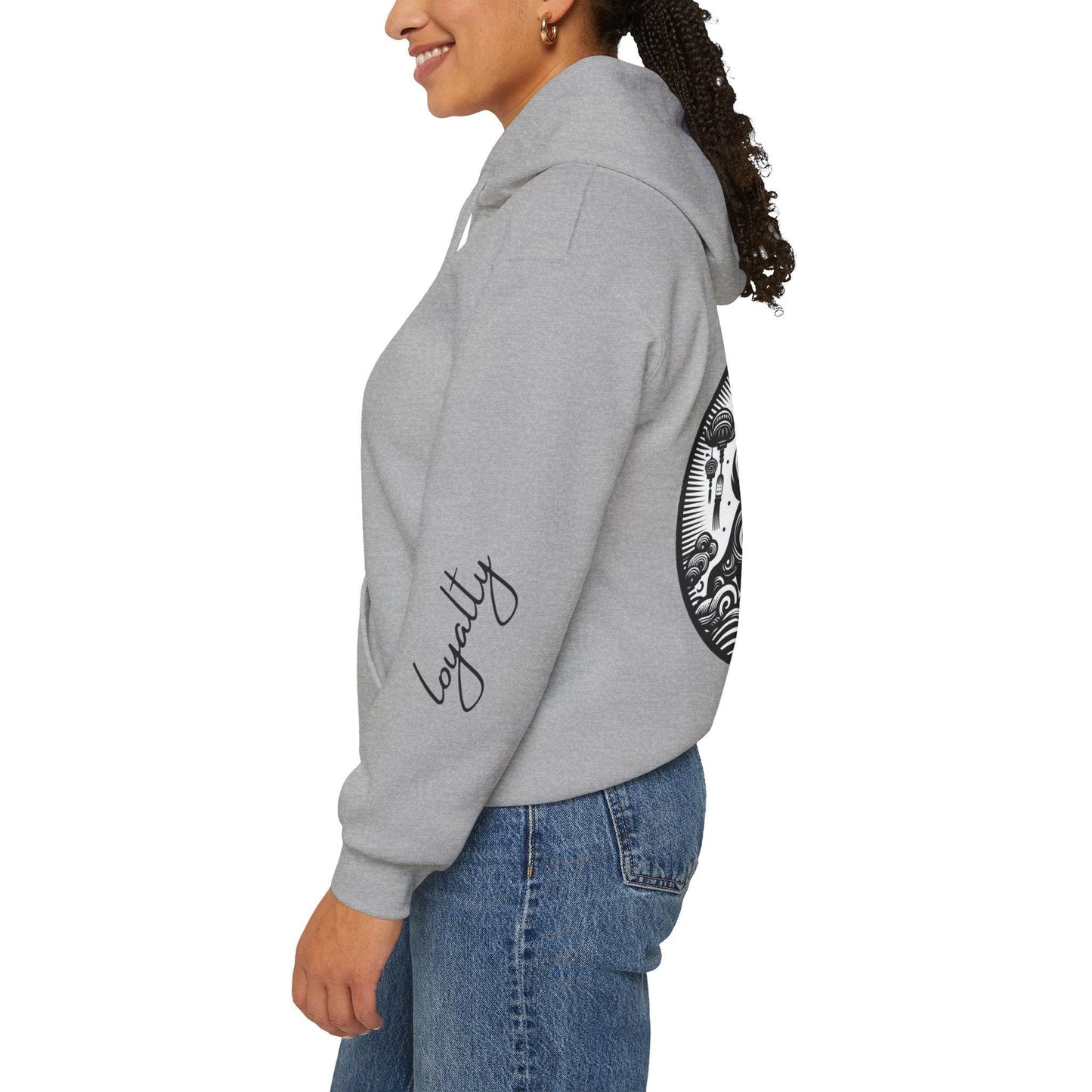 Unisex Hooded Sweatshirt - Chinese Zodiac Dog - Pardalês_Free Lifestyle