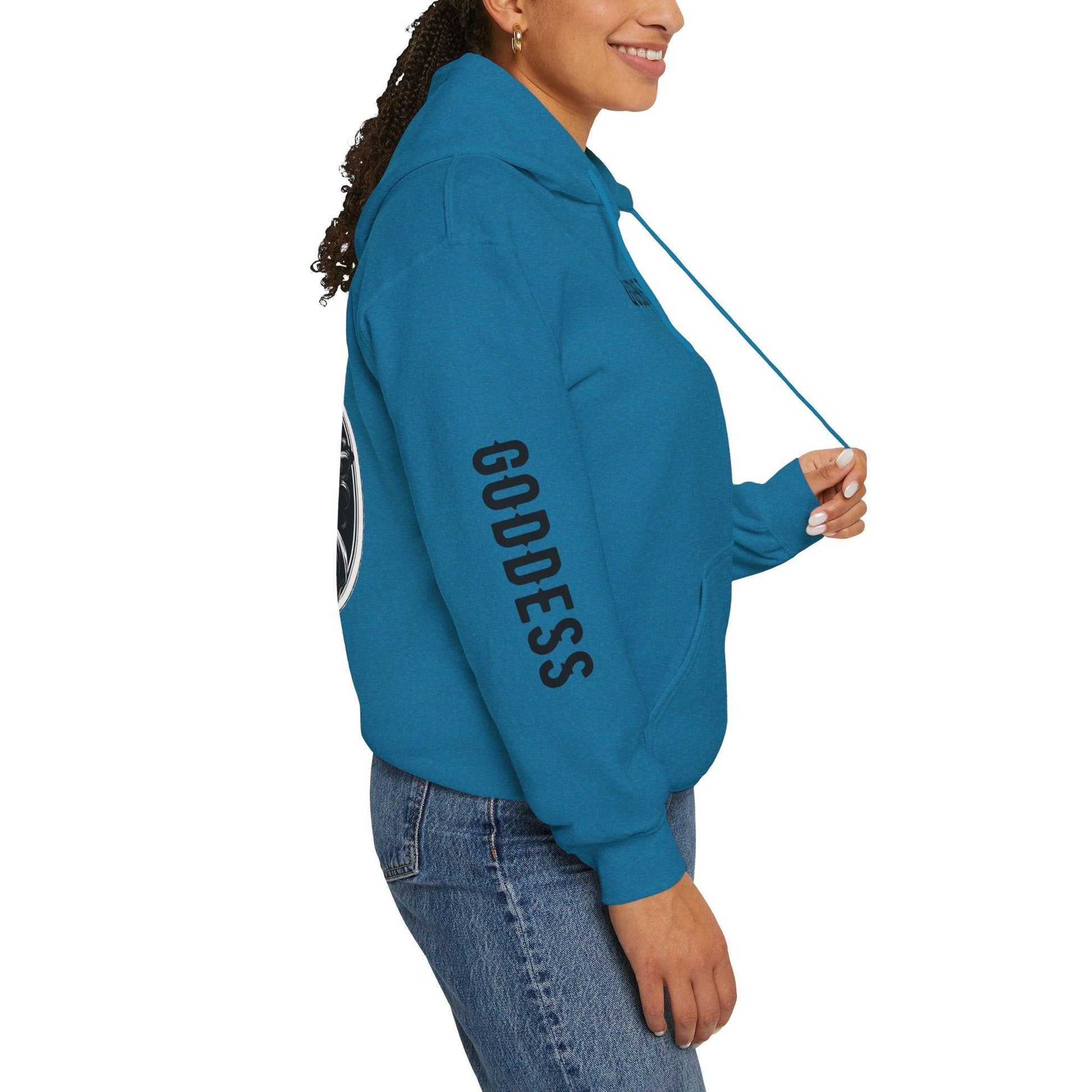 Unisex Hooded Sweatshirt - Olympus's Goddess Hera - Pardalês_Free Lifestyle