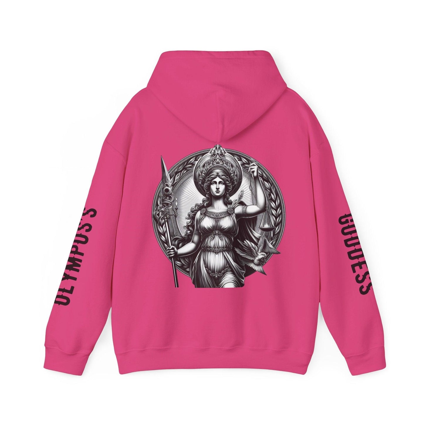 Unisex Hooded Sweatshirt - Olympus's Goddess Athena - Pardalês_Free Lifestyle